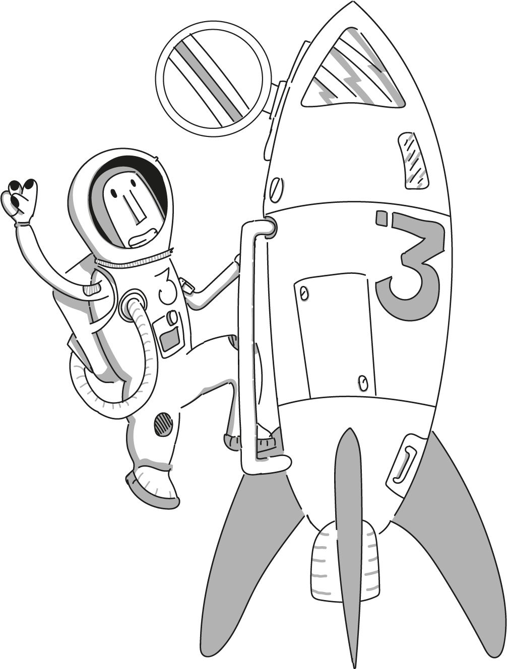 Fred 008_Neil und die Rakete